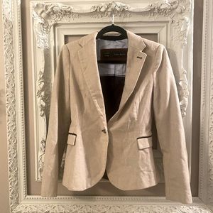 ZARA WOOL BLAZER W/ ELBOW PATCHES